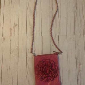 Pink hand bag